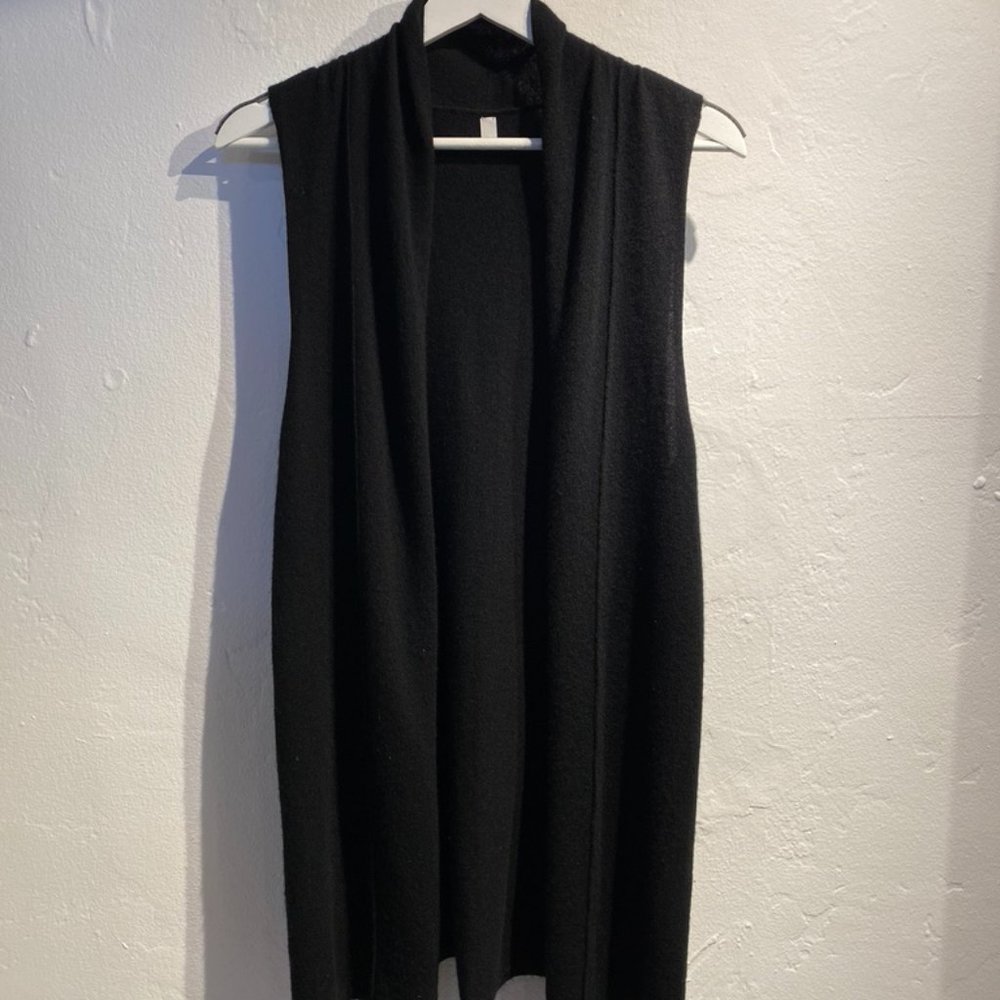 KINROSS cashmere sweater vest with zippers